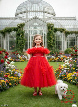 Платье для девочки пышное