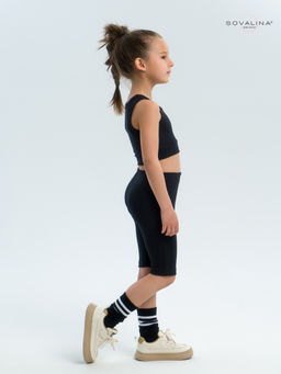 Костюм Тренд лапша черный - Sovalina фото 27