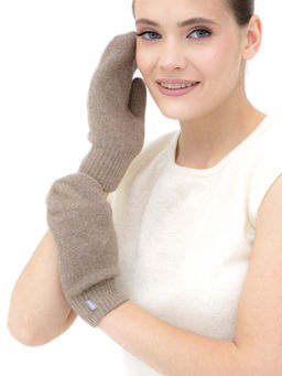 Варежки из кашемира 30117 капучино