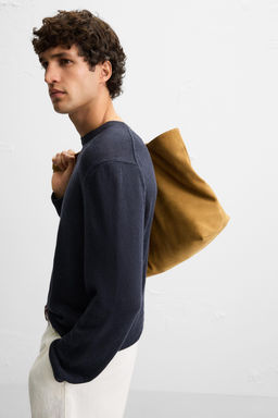 LINEN-COTTON SWEATER - Zara фото 6