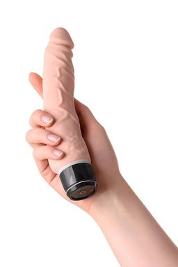 Реалистичный вибратор TOYFA A-Toys Akin, силикон, телесный, 20,2 см