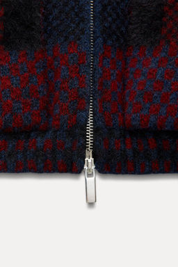 CHECK KNIT CARDIGAN - Zara фото 7
