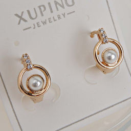 XUPING Серьги с замком кольцо арт. 18 1384 (id 281748)