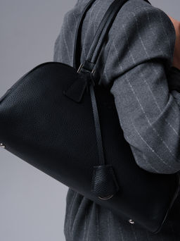 Кожаная сумка Charlotte DBR 31358 черный  фото 4