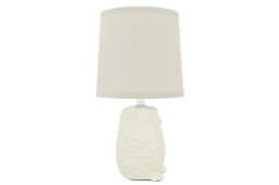 Настольная лампа 15*15*28 см Сова + крем. круг. абажур - Elan gallery фото 4