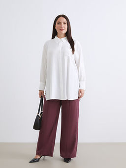 Beli Lastikli Modal Kar???ml? Kad?n Pantolon