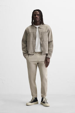 FADED JOGGER WAIST TROUSERS