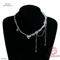 Комбинированное колье с сердечком - Bruno фото 2