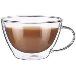 КРУЖКА С ДВОЙНЫМИ СТЕНКАМИ DOUBLE-WALL 410 МЛ. ДИАМЕТР=12 СМ. ВЫСОТА=8 СМ - Agness фото 2