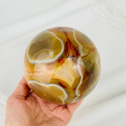 Шар из Сердолика на подставке