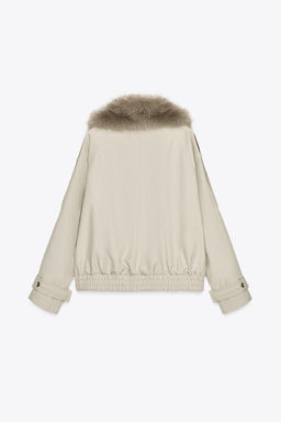 ZW COLLECTION WATER-REPELLENT SHORT TRENCH COAT