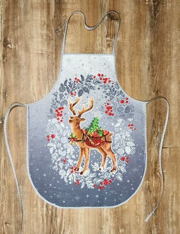 Фартук Полярная звезда рогожка хлопок 100% - Лен поволжья фото 2