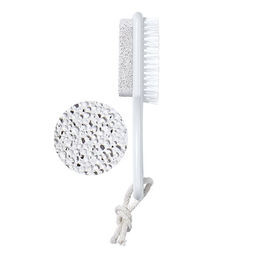 Пемза для стоп со щеткой Полипропилен, камень газобетон. 18х4 см., 62 г