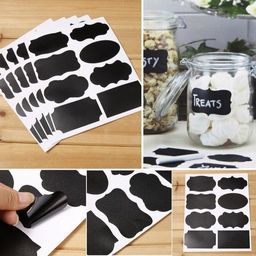 Наклейки для кухни грифельные Ассорти Меловые 8шт. (0970) Лист 10х15 см - Мой органайзер фото 6