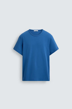 CAMISETA REGULAR FIT / Azul?n - Zara фото 7