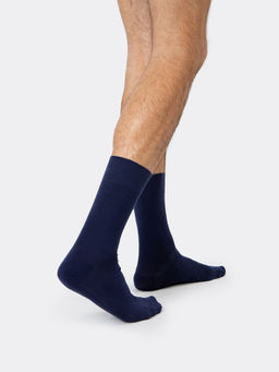 Носки Mark Formelle 001K-001 хлопок с эластаном т.синий набор 5 пар  фото 2