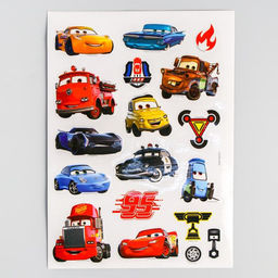 Весёлые липучки, Тачки - Disney фото 6