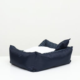 Лежанка со звездочками , 50 х 40 х 15 см, подушка из бязи, флиса, - Simaland фото 3