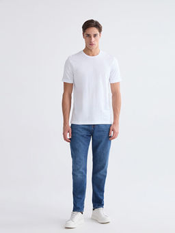 Bisiklet Yaka Penye Erkek Ti??rt