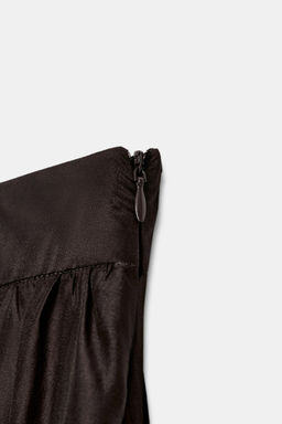 Юбка Zara миди объемная с вышивкой