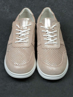 05-FEE01-2P BEIGE Кроссовки (нубук) - Фабричный китай фото 25