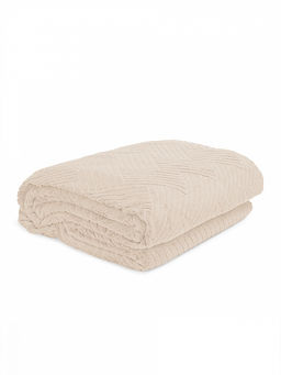 Простыня махровая жаккардовая 240x240 молочный махровая ткань, хлопок