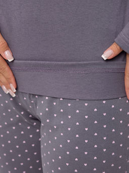 Пижама женская из кулирки Today серый - Амадэль фото 17