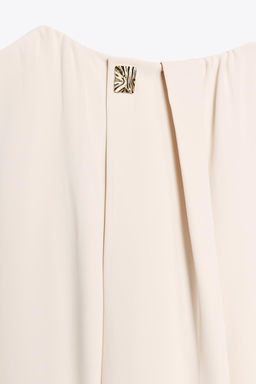 GATHERED WAIST MIDI DRESS - Zara фото 10