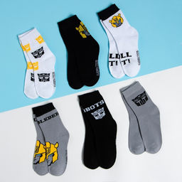 Носки для мальчика KAFTAN «Роботы», подарочный набор 6 пар, размер 14-16