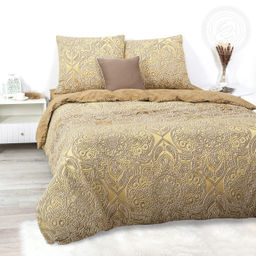 Постельное белье Императрица (поплин DE LUXE) Евро/Пододеяльник: 1 шт. - 215*200; Простыня: 1 шт. - 215*240; Наволочка: 2 шт. - 70*70; DE LUXE