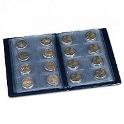 Альбом карманный для монет 2 евро на 48 ячеек LEUCHTTURM 350454