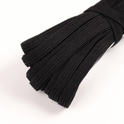 Цена за 5 шт. Резинка бельевая, 6 мм, 10±1 м, чёрная