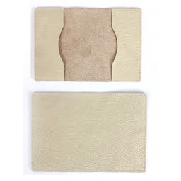 Обложка для паспорта Croco-П-1100 натуральная кожа бежевый флотер (28) 264300