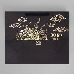 Пакет крафтовый с пластиковым окном Burn to be wild, 31 х 26 х 11 см - Дарите счастье фото 12