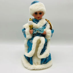 Новогодний декор Снегурочка 30 см музыкальный (арт. hz-l-3) - Ип лебедев о.ю фото 2