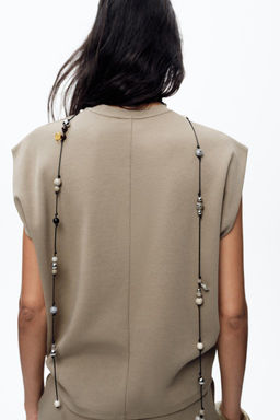 WASHED INTERLOCK T-SHIRT - Zara фото 5