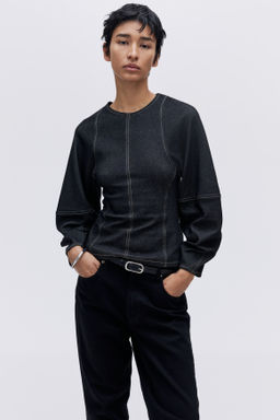 Top efecto denim - H&m фото 5