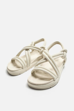 Sandals with Criss-Cross Straps - Zara фото 6