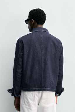 SOBRECAMISA DENIM CREMALLERA / ?ndigo - Zara фото 3