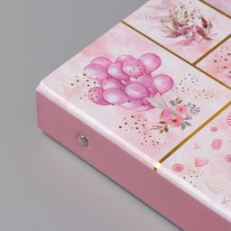 Фотоальбом на кольцах 25 листов Keep memories Сладости. Нежность, с наклейками, тиснение золото, 19?27?3 см