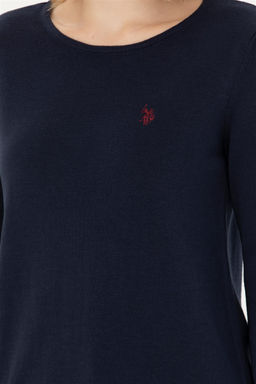 Женский темно-синий свитер - U.s. polo assn фото 7