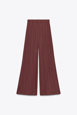 WIDE-LEG DARTED TROUSERS - Zara фото 6