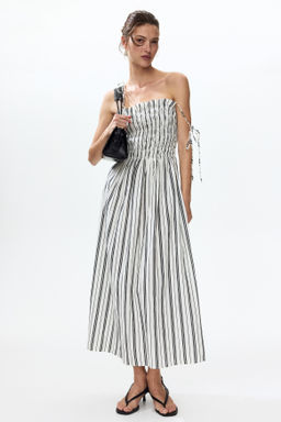 Vestido de tirantes con cuerpo nido de abeja - H&m фото 4