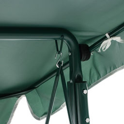 Качели садовые «Адлер», 175×150×120 см, максимальная нагрузка 150 кг, зелёные