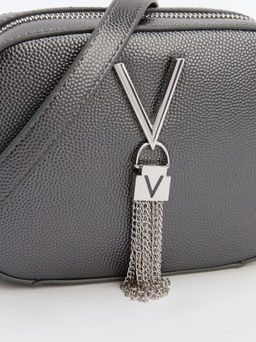 Кросс-боди VALENTINO DIVINA Артикул 4070943, темно-серебряный фото 4