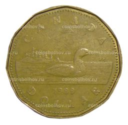 Монета 1 доллар 1989 года Канада