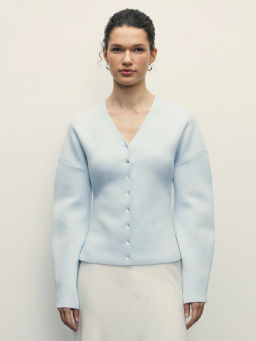 Кардиган приталенного силуэта из вискозы / Zarina  фото 3