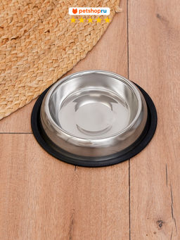 Миска металлическая, с прорезиненным дном, 475 мл AEDBNTB - 02