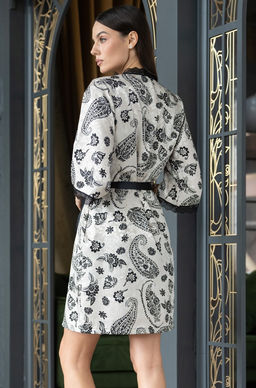 Короткий классический халат-кимоно Mia-Amore