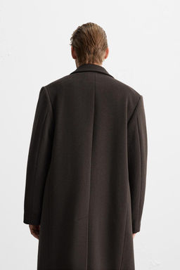 WOOL BLEND DOUBLE-BREASTED COAT - Zara фото 3